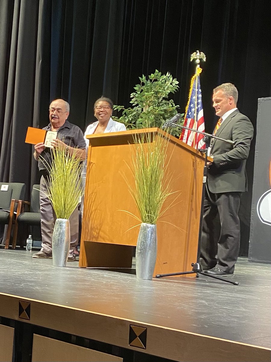 SVVSDsupt's tweet photo. Today ⁦@ErieHighSchool,⁩ we had the honor of graduating Mr. Ron Cardenas who left high school early to serve in the Vietnam War. Congratulations and thank you for your service to our country and the Erie Community. #Classof64 ⁦@SVVSDsupt⁩ ⁦@SVVSD⁩ 🧡🖤🇺🇸 https://t.co/XmF8sxYGOa