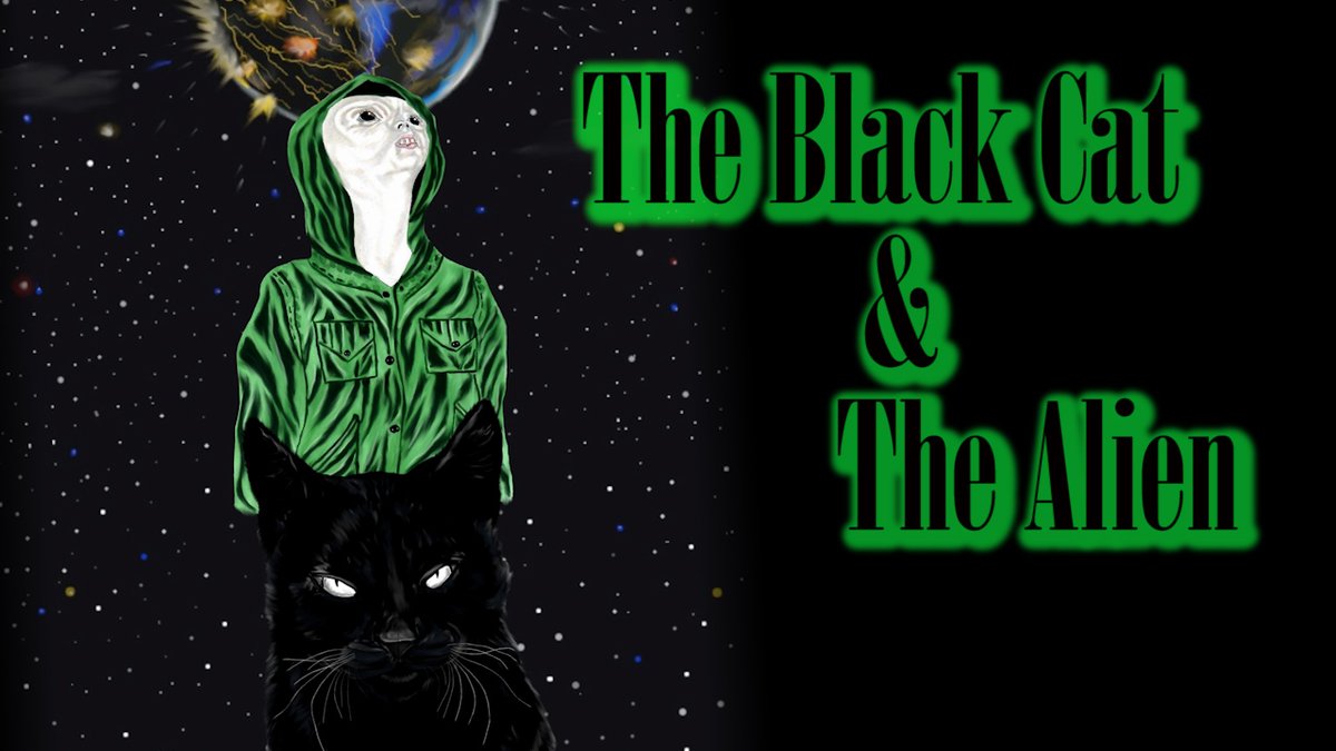 After an Alien terrorist bombs the wrong the planet, he finds an unlikely ally ... a mysterious Black Cat. 
Read or Listen to my brand-new short story over at Dark Fiction Factory...
darkfictionfactory.com/.../the-black-…...