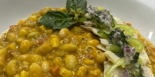 Chef quilpueíno llega a la TV con pintoresco plato de porotos granados con locos 
➡️ radiofestival.cl/?p=87869