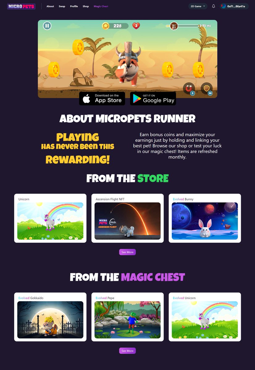 TonyDrummond's tweet photo. As we've been saying all along at @MicroPetsBSC.

The #p2e game is only a fraction of the #innovation that's about to roll out.

MicroPets is a highly innovative Web 3.0 development company.

Store and Magic Chest will be pure 🔥🔥🔥🔥

#bnb #BSC https://t.co/ZayWab4J2u