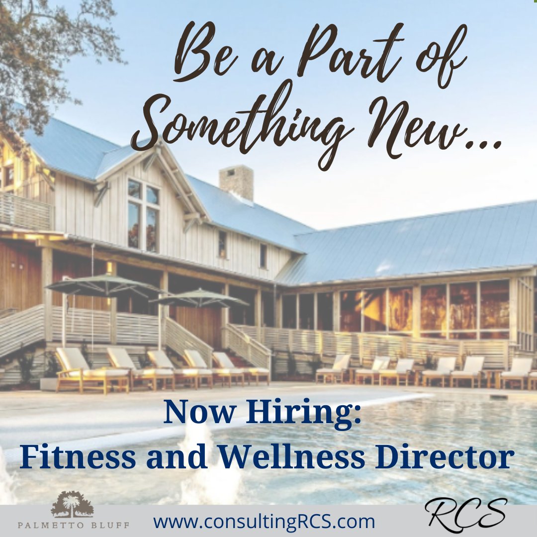 Palmetto Bluff Club is seeking a Fitness and Wellness Director to expand the department's programming, marketing, and facilities. The ideal candidate will have experience working in high-end or luxury resorts or private clubs. 

Does this sound like you? bit.ly/3JZI7fr