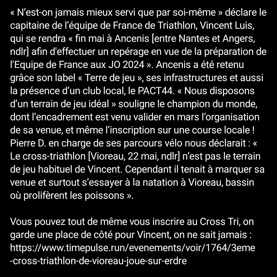 Fiers et honorés 💪 
Merci pour ta confiance et à bientôt <a href="/vincentluistri/">Vincent Luis</a> 
#tousenbleu