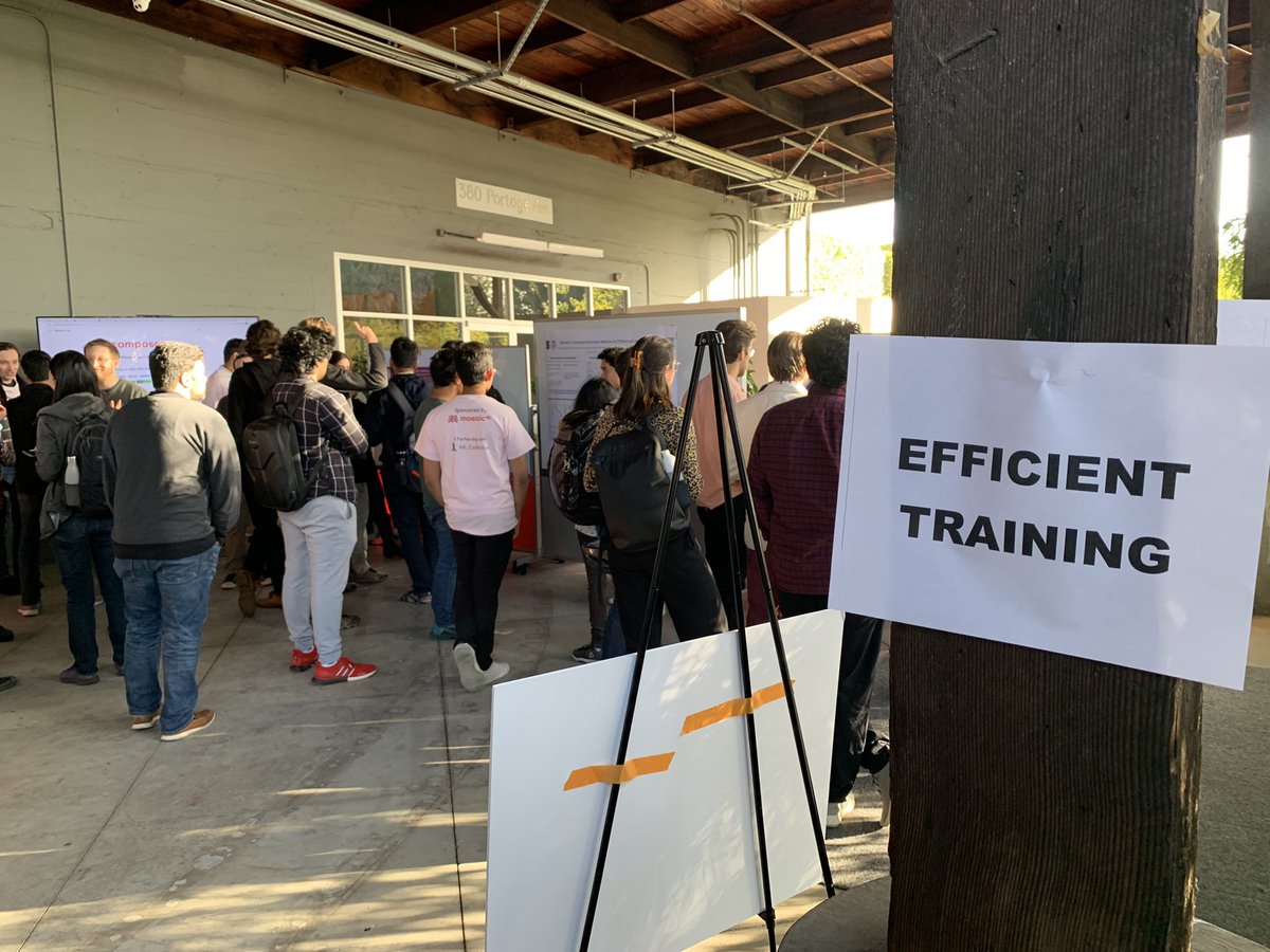 DbrxMosaicAI's tweet image. The first #EfficientML  Bay Area Meetup brought together over 190 participants, 12 posters, 60 organizations, and everyone had a great time. Gratitude for @ml_collective and our co-organizers. Until next time!