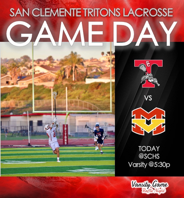 schs_lax's tweet photo. 🥍 TODAY the Tritons face off against at the Mission Viejo Diablos at HOME!🥍  

📍SCHS
⏰ Varsity @ 5:30p

⭐️ STUDENTS…come out for the Varsity game tonight and win prizes!

@SCHSTritons @MaxLaxCO @SCTimesNews #schstritonslacrosse #schstritons #lacrosse 
@DiablosLAX https://t.co/HWDTbPU26V