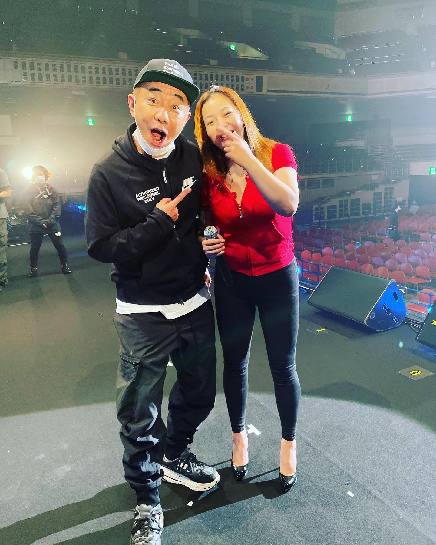 てんつく Rnメイクィーン男爵 華原朋美 Instagram 明日の木梨 フェスのリハーサルに行ってきました 雲の上の方の大先輩の木梨憲武様にお会いする事が出来ました 明日の本番が楽しみです 皆さん是非来てくださいっ 木梨