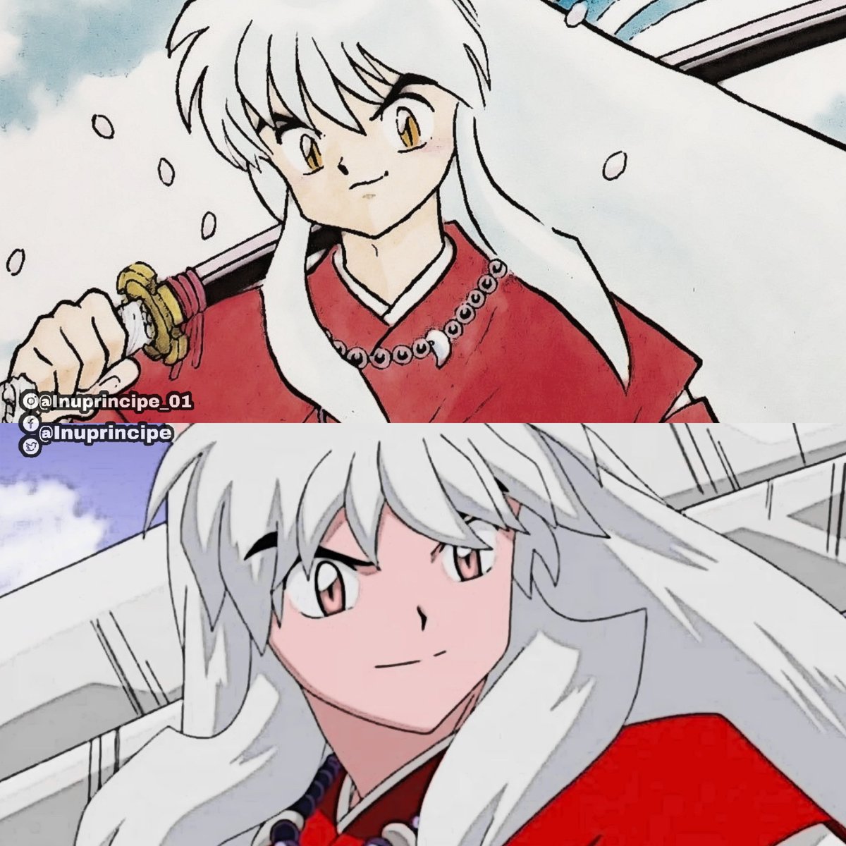 Inuprincipe's tweet photo. Sin duda se ve divino en toda forma 😍✨
 Lo amo tanto ♥️🤧

#InuyashaDay #inuyasha #Inuprincipe https://t.co/Su5oM6XJUb