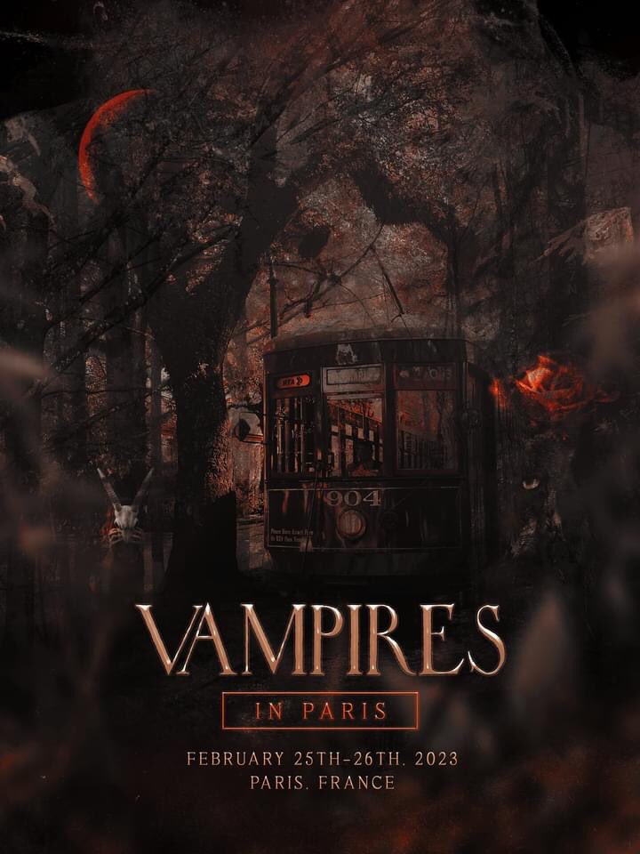 EuroConNet's tweet photo. EVENT ANNOUNCEMENT #VampiresInParis #VIPCon #GoldRushEvents #EvolvedEvents #TheVampireDiaries #TheOriginals #Legacies 

The event will take place on 25th &amp; 26th February 2023 in Paris.

https://t.co/BuglR2QvFV

https://t.co/4TVcVTSgoS https://t.co/EsvC94re6Z