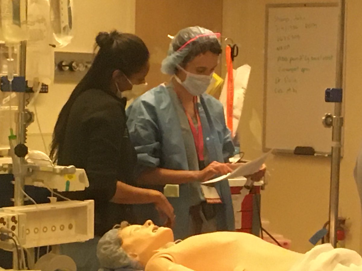 BIDMCAnesthesia's tweet image. #Pacemakers and #ImplantableCardioverterDefibrillators can cause #electromagneticinterference - @BIDMCAnesthesia residents learn to manage a patient with a combined pacemaker-ICD at #simulation led by Drs. Lior Levy, Puja Shankar, &amp;amp; @DanWalshMD #cardiovasculardisease