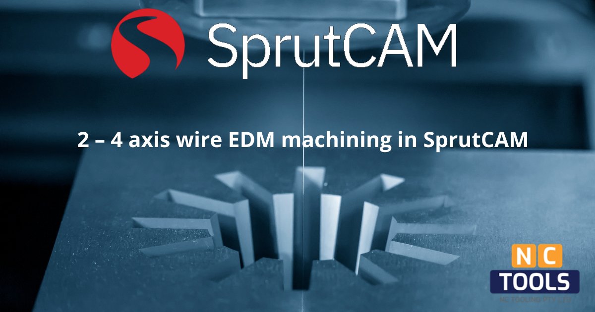 tools_nc's tweet image. SprutCAM wire EDM software is wired with the best user-friendly interface and allows the development of NC code for 2-4 axis EDM machines with numerical program control.
bit.ly/3DpnMxz 
#SprutCAM #EDM #2axis #4axis #machining #wireEDM #cncmachine #automation #manufac ...