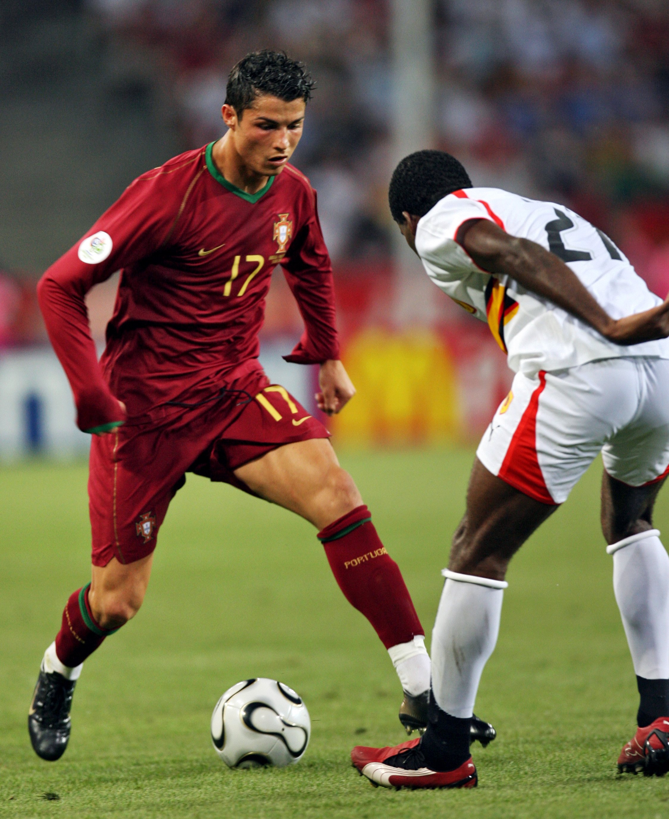 TCR. on X: "Cristiano Ronaldo in his World Cup debut, 2006 against Angola  in Portugal's first group stage match. https://t.co/UAKBXkeg4P" / X