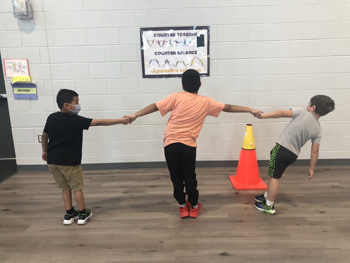 FoxPEKISD's tweet photo. We had such a fun week with our K-2 cubs exploring gymnastics! Stations of balances, jumping, exercises, and basic tumbling skills made for some great smiles and lots of sweaty foreheads. #foxpe https://t.co/hH8rLaKTHI