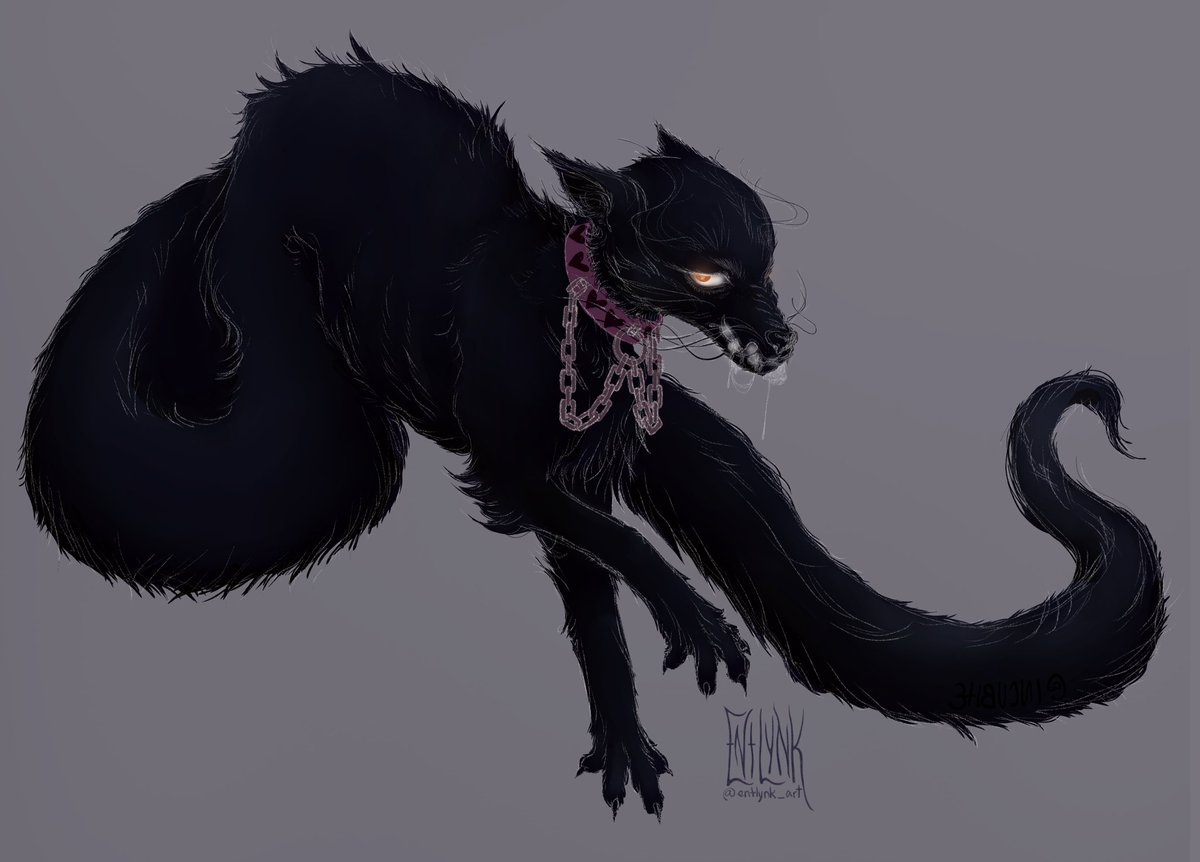 entlynk_art's tweet photo. canine serpent creature I made a while back and lent to a friend for a home-brew dnd monster ✌︎('ω'✌︎ )  

#art #digitalart #csp #CLIPSTUDIOPAINT #fantasy #dndart #dnd #creaturedesign #oc https://t.co/EO9yQWE4dI