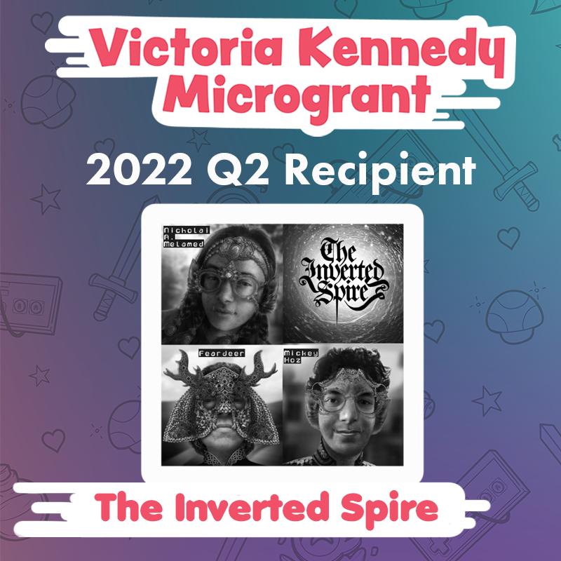 QweertyGamers's tweet photo. Hey Qweertys! Our first Q2 2022 Victoria Kennedy Microgrant recipient is here! Check out the team from The Inverted Spire! https://t.co/9AWWUn1uTj.  These funds will help them complete their queer dark fantasy game about goblin mages dungeoncrawling to redemption. https://t.co/yOzbIO95pn