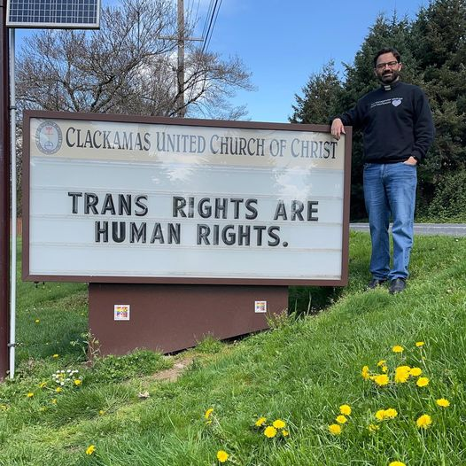 ClackamasU's tweet photo. Trans rights are human rights. https://t.co/1Eb3SXg46Y