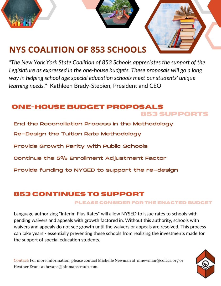 SpringbrookNY's tweet photo. Thank you @NYSA_Majority and @NYSenDems for recognizing the critical need to reform the tuition rate methodology that determines funding to support special education schools! @GovKathyHochul let's finally get this done, once and for all! #ourfoundationaid
https://t.co/F7wQrHa4vW https://t.co/e0RBpyS4UE