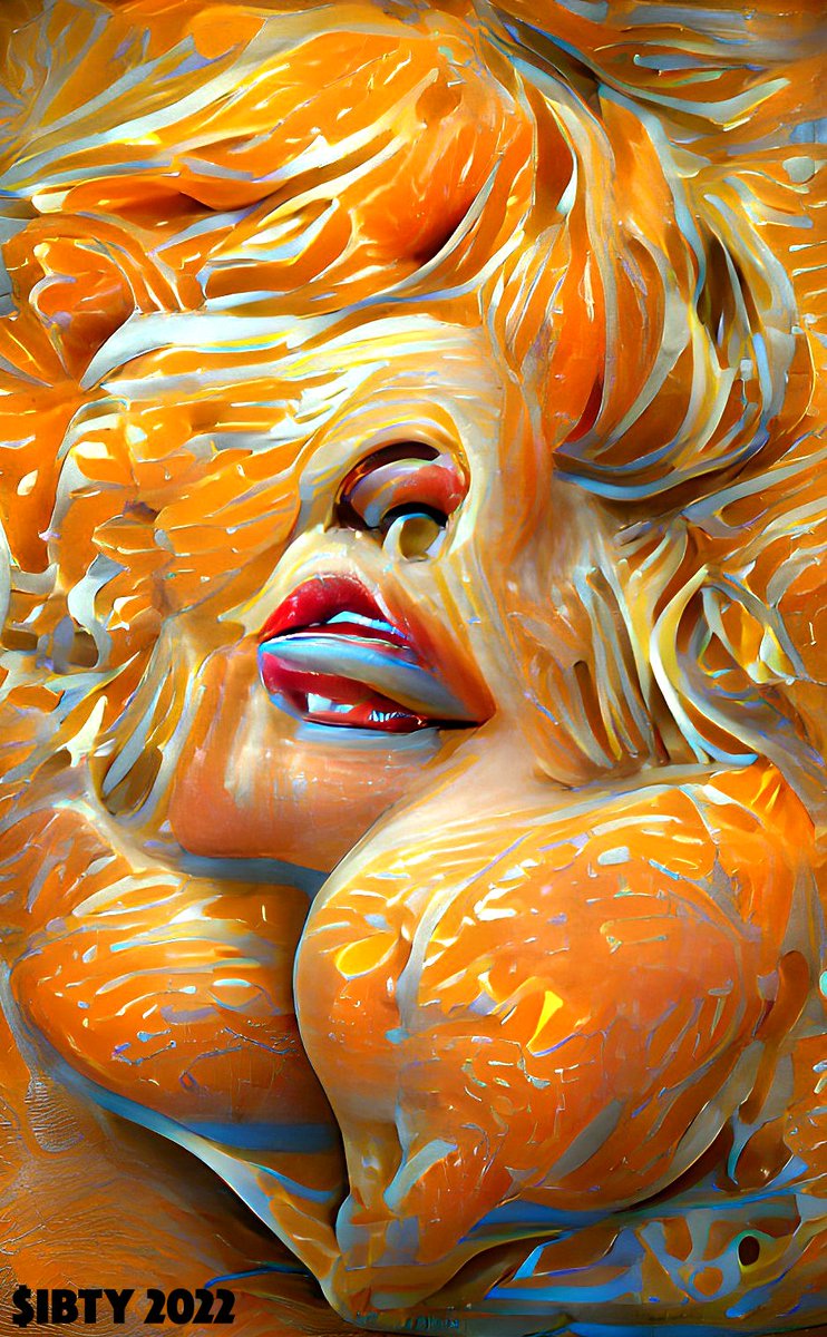 S_IBTY's tweet photo. $IBTY do #andywarhol Orange Marilyn. #AIart #NFT #NFTs #OpenSeaNFT #PolygonNFT #digitalart #generativeart https://t.co/cLbrVcrISk https://t.co/5y4zw7D3Fa