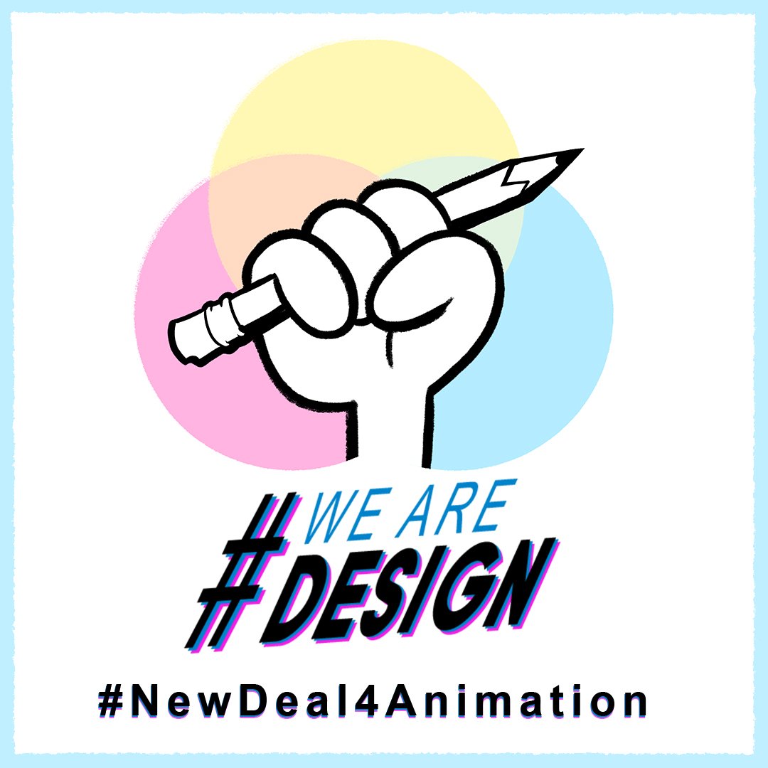 kneswald's tweet photo. All animation designers deserve equity, reasonable schedules, and a fair shake. #NewDeal4Animation #WeAreDesign #ColorIsDesign https://t.co/aNcErhtRii