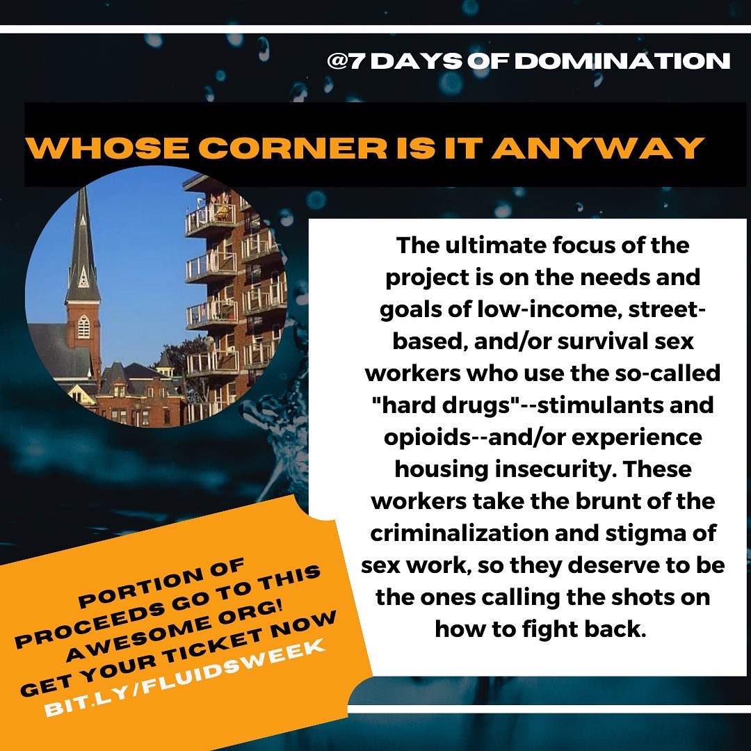 7DODomination's tweet photo. #7DOD #kinkynightschool 
Every series we donate 20% of proceeds to a SW Mutual Aid Organization - This series we are donating to Whose Corner is it Anyway 👀 

Read about them here 👇 
Get your ticket NOW: https://t.co/lOGSK58SYO https://t.co/ln87nPe553