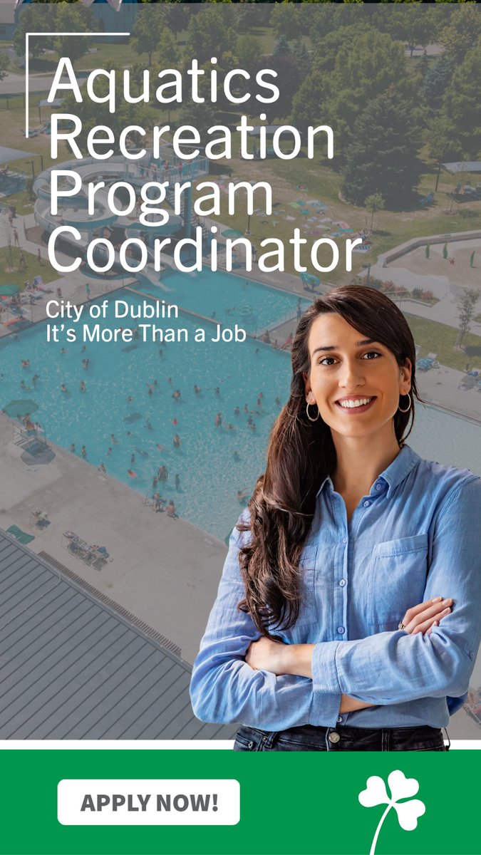 DublinOhio's tweet photo. ๐ Don't belly flop this opportunity! Swan dive into this awesome position and support Dublin's aquatic recreation programs. #WorkInDublin #poolside
Apply today: https://t.co/rZgvcO9XVE https://t.co/pH0jcv6y0A