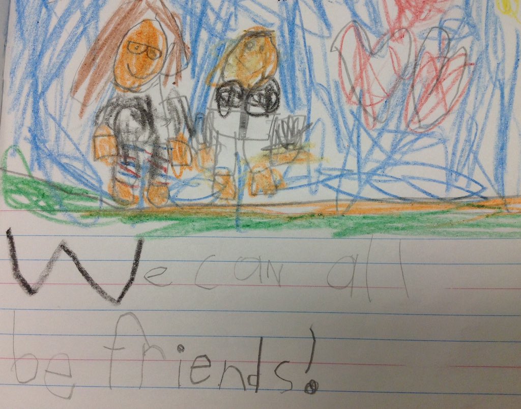 Cdr103's tweet photo. The kinders are aware of our friends with autism at school and exclaimed "We can all be friends!".@YRDSB_SS @DPS_YRDSB @YRDSB @AutismONT #WorldAutismDay2022 https://t.co/gJJl0xeul1