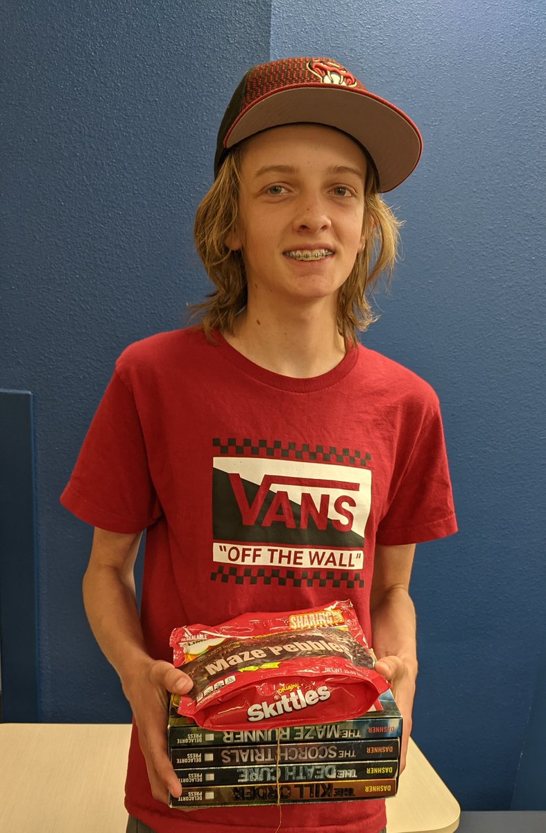 mvtlibrary's tweet photo. Congratulations to our MARCH MADNESS grand prize winner, Brayden Cooley! https://t.co/u88XiyRA4D