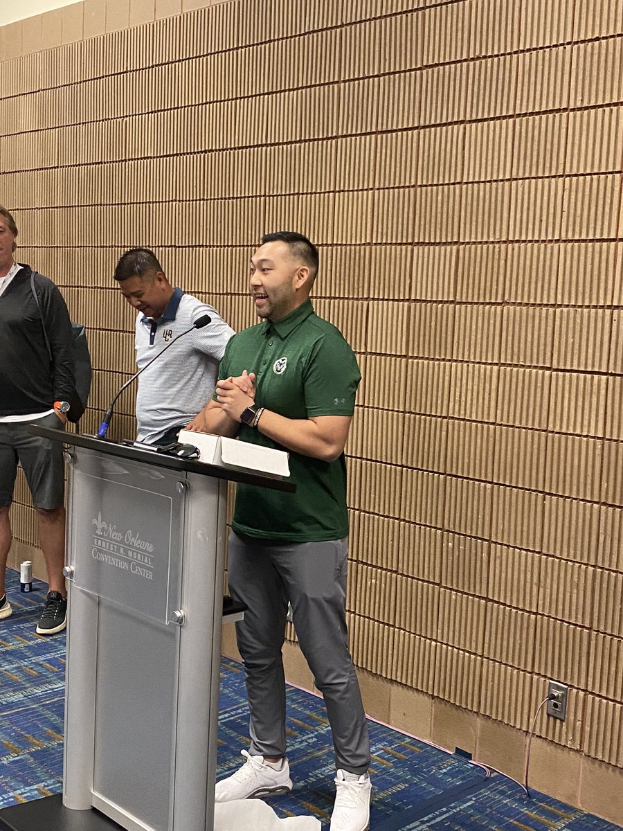 JUCOadvocate's tweet photo. One of my favorite people on the planet, @AaronKatsumaCSU wins this years Asian Coaches Association Coach Of The Year award. https://t.co/luKtTiqP1J