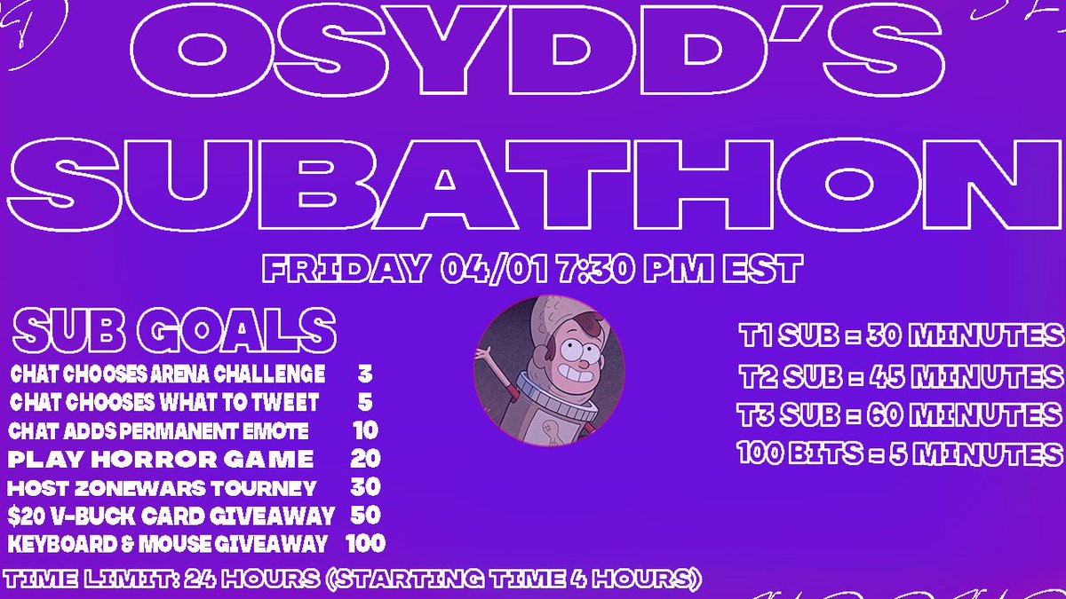 oSyddFT's tweet photo. Happy to announce that I will be doing my first subathon later tonight 👍🚀

7:30 pm est hope to see yall there - https://t.co/grZqZ5W2a5 https://t.co/Z2V6k8sN6j