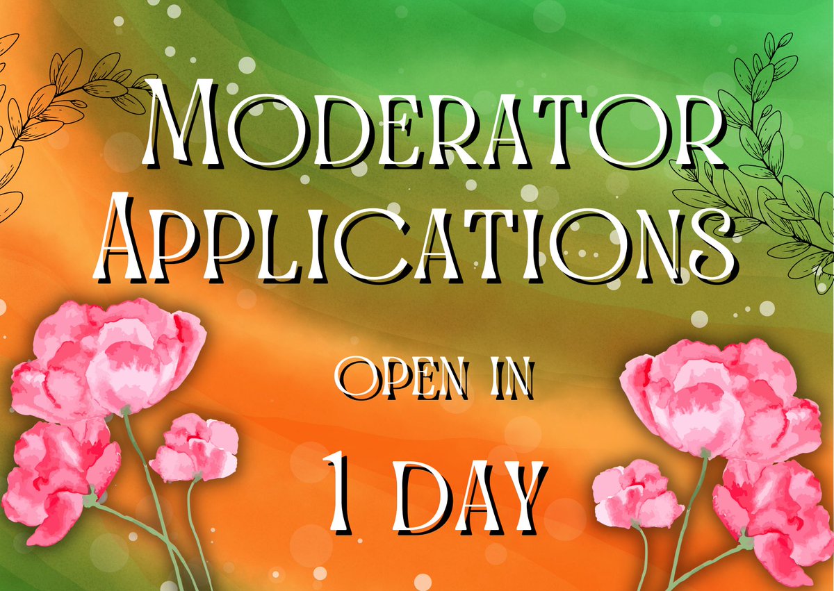 💛Yellow Poppies symbolize Success💛

Moderator Applications open in 1 DAY!

We will be looking for a Shipping/Production and Finance Moderator!