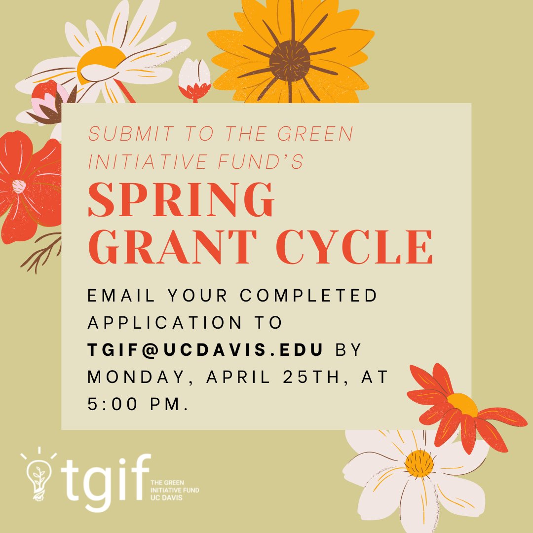 The Green Initiative Fund at UC Davis tweet media