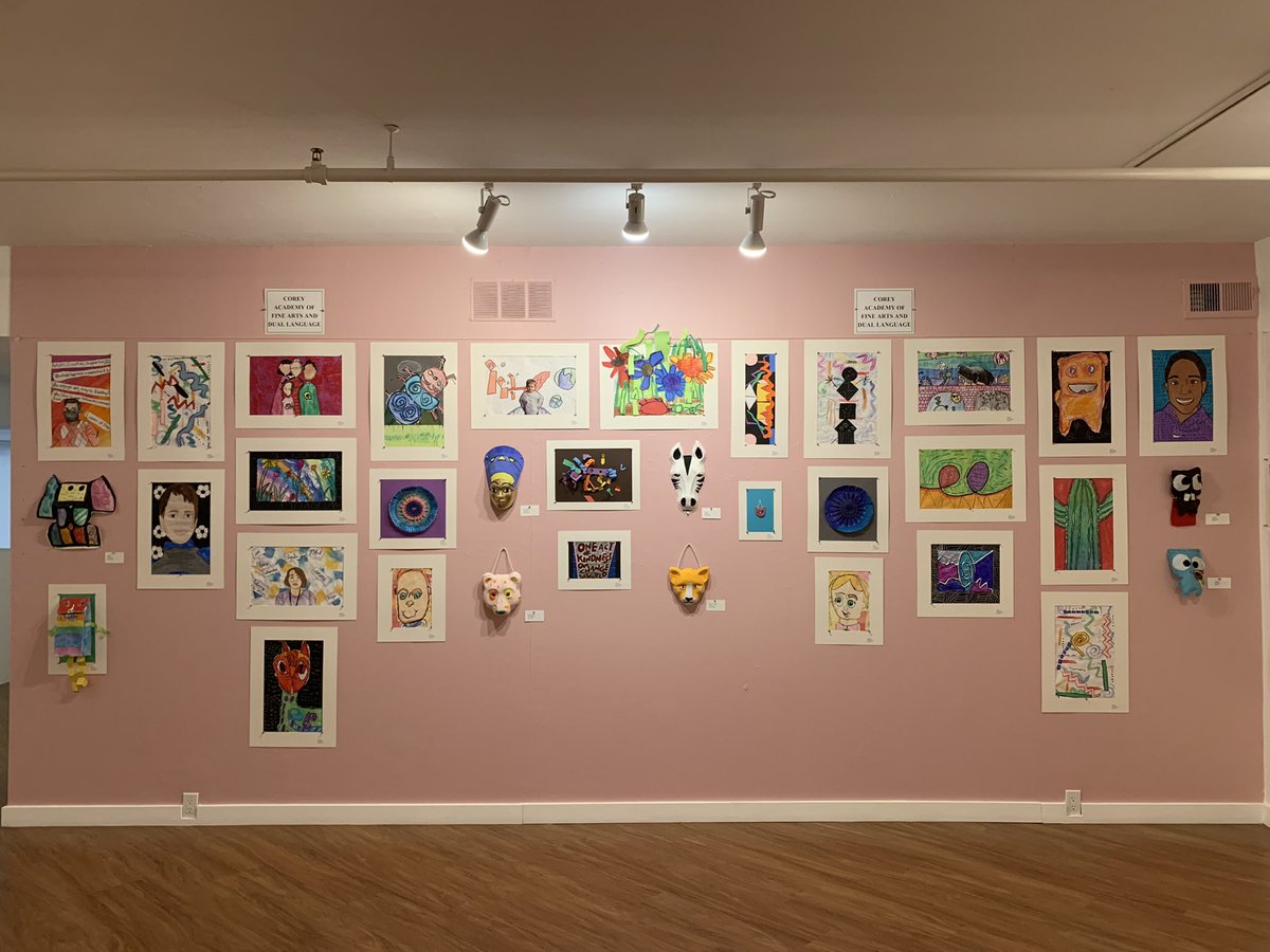 MrsUribeArt's tweet photo. Ready to showcase our amazing Corey Academy artists tonight @arlingtonmuseum. If you’re in the downtown area, stop on in and check out the artwork! https://t.co/bMlq7zUMK2
