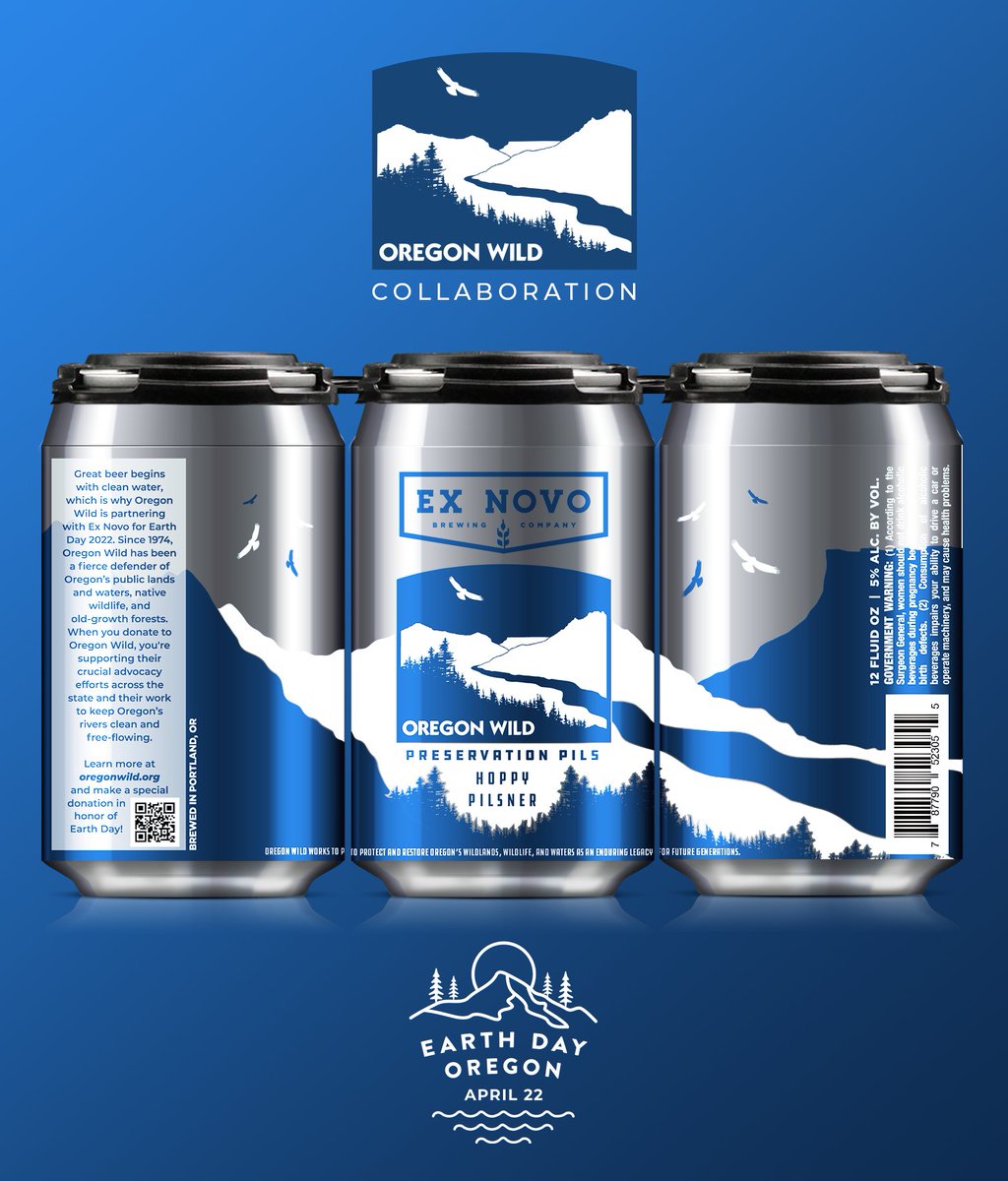 Ex Novo Brewing Co. (@exnovobrew) on Twitter photo Happy Earth Month! We are a proud <a href="/earthdayoregon/">EarthDayOregon</a> Business Partner and we’re teaming up with <a href="/oregonwild/">@oregonwild.bsky.social</a> to raise funds and awareness for their work to protect and restore Oregon’s wildland, wildlife, and waters. Happy Earth Month! We are a proud <a href="/earthdayoregon/">EarthDayOregon</a> Business Partner and we’re teaming up with <a href="/oregonwild/">@oregonwild.bsky.social</a> to raise funds and awareness for their work to protect and restore Oregon’s wildland, wildlife, and waters.