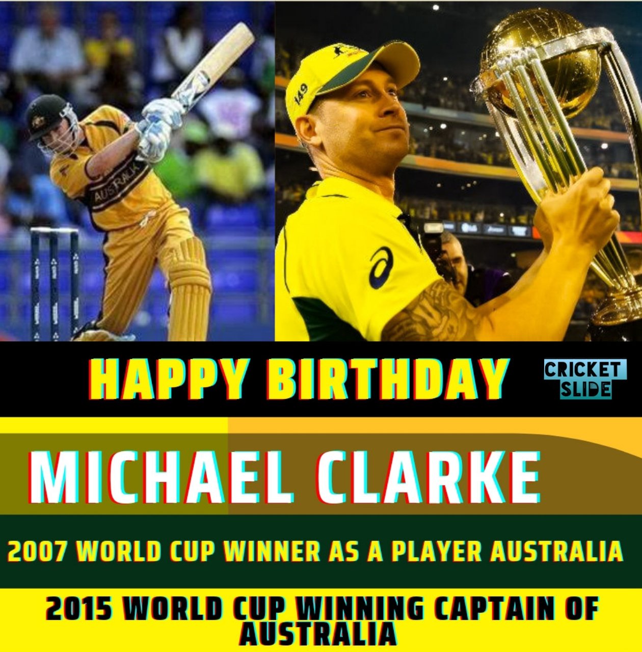 Happy Birthday Michael Clarke      