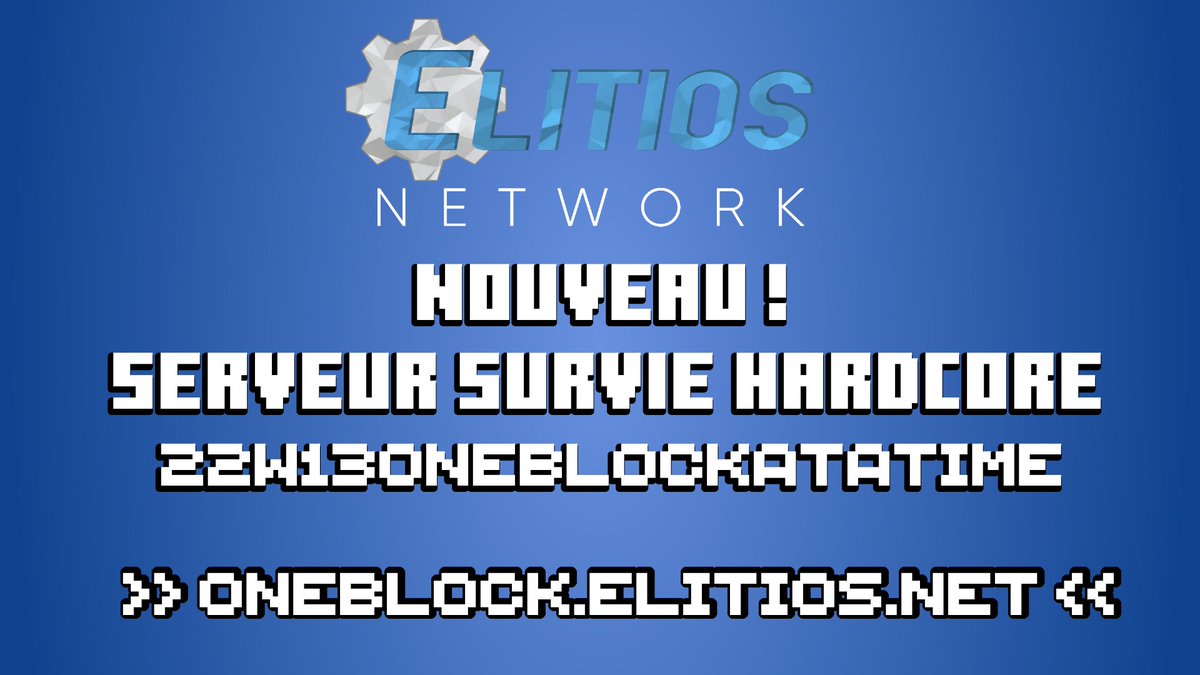 Matouland's tweet photo. NOUVEAU SERVEUR !

Nous venons d'ouvrir un nouveau serveur dès maintenant !

Snapshot 22w13oneBlockAtATime
IP: https://t.co/vBa7mtoDBv https://t.co/0GmmsyW1ZK