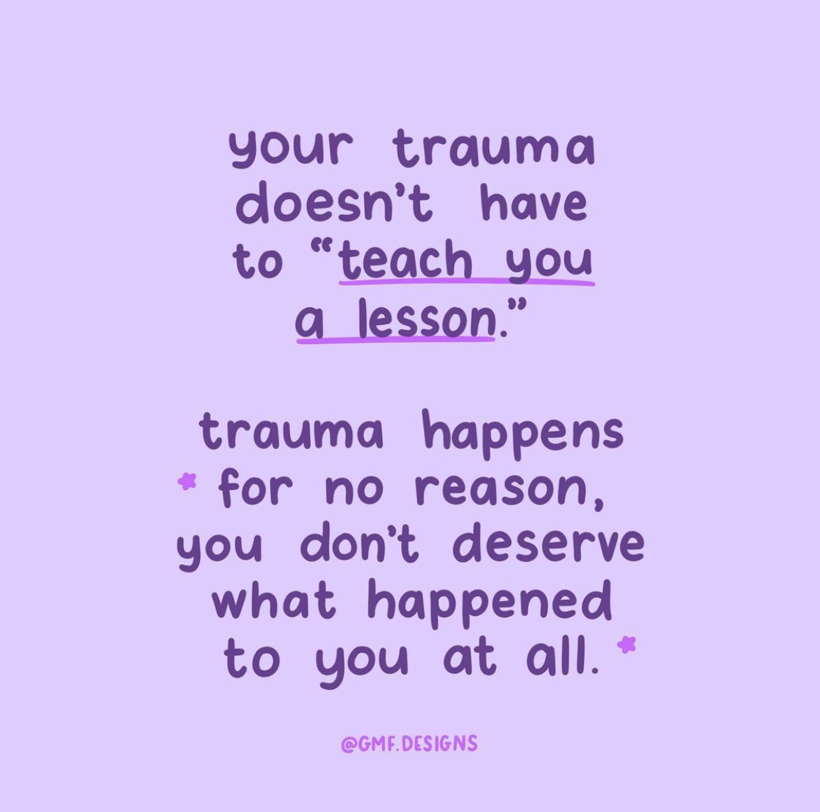 NAMI_Nv's tweet photo. Your trauma isn't your fault, and you aren't alone in having to wrestle with it. Healing can happen in time. π #itsokaytonotfeelokay #notalone https://t.co/In0olvbNV6
