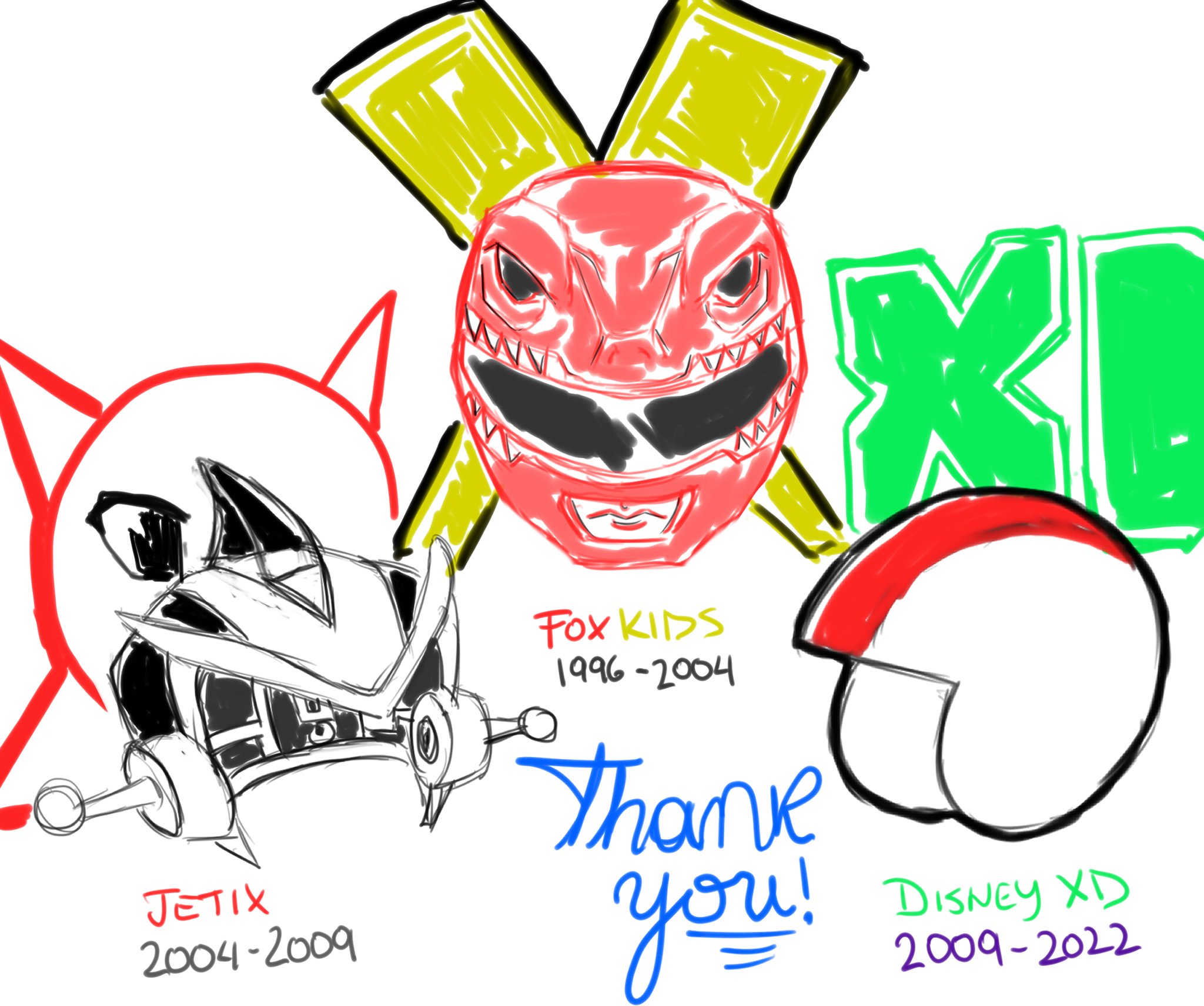 Just Call Me Deka on X: A Sketchy Small Tribute to 3 channels that had the  same signal, ending with an epic pose from Clarence Kick Buttowski,  thanks for the Memories, thanks