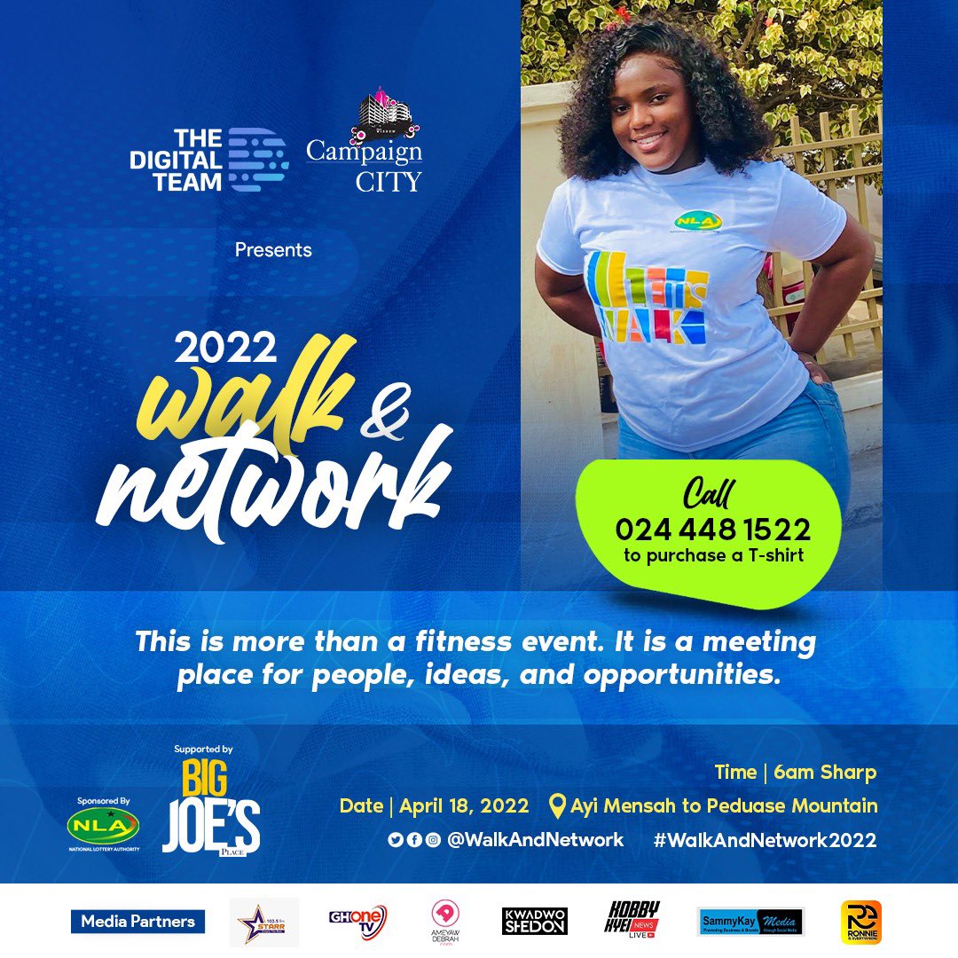 DigitalTeamGH's tweet photo. #WalkAndNetwork22 https://t.co/frFzwtAkd1