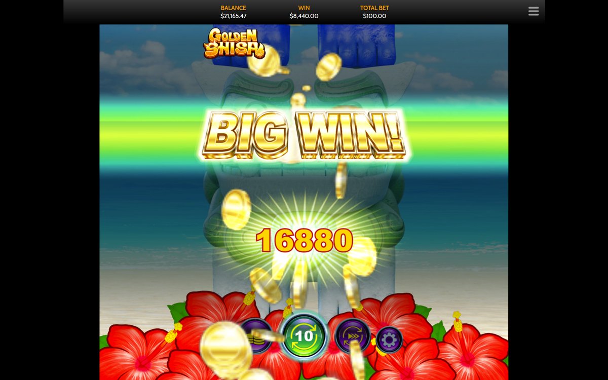bet_swagger's tweet photo. Golden Shisa by #OneTouch
This #slot features 4 stacked #Shishas, with the goal of the #game to climb each one & reach the summit. Lucky players that reach the peak could #win a 10x payout
Click to #play: https://t.co/Cp7WV11Rgo
#bigwin #freespins #GamblingTwitter #casino https://t.co/ZQGgs3Jsoh