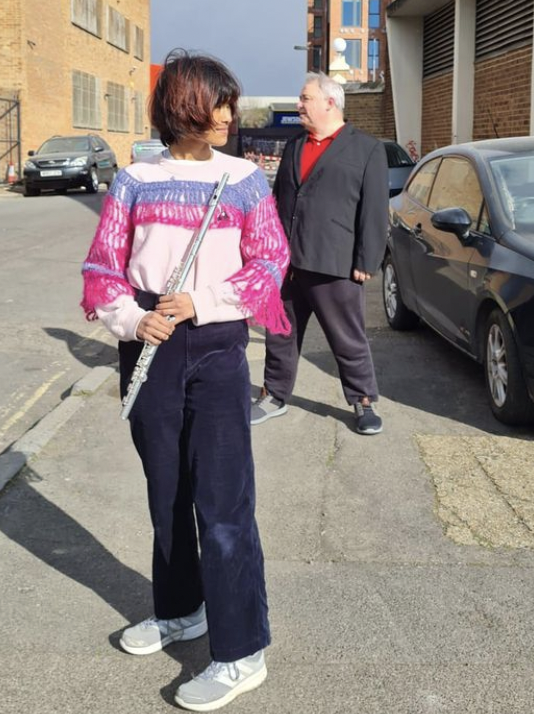 Brilliant time today recording trax for new #TheMusicOfSound EP with the awesome Aniya <a href="/HazySofia/">hazy sofia</a>; engineered by amazing #PaulTipler. Big thanx Shah (Aniya's dad) for driving her to SE London &amp; taking pics for the EP cover. Big love &amp; thanx Brian <a href="/DimpleDiscs/">Dimple Discs Peckham</a> making it happen.