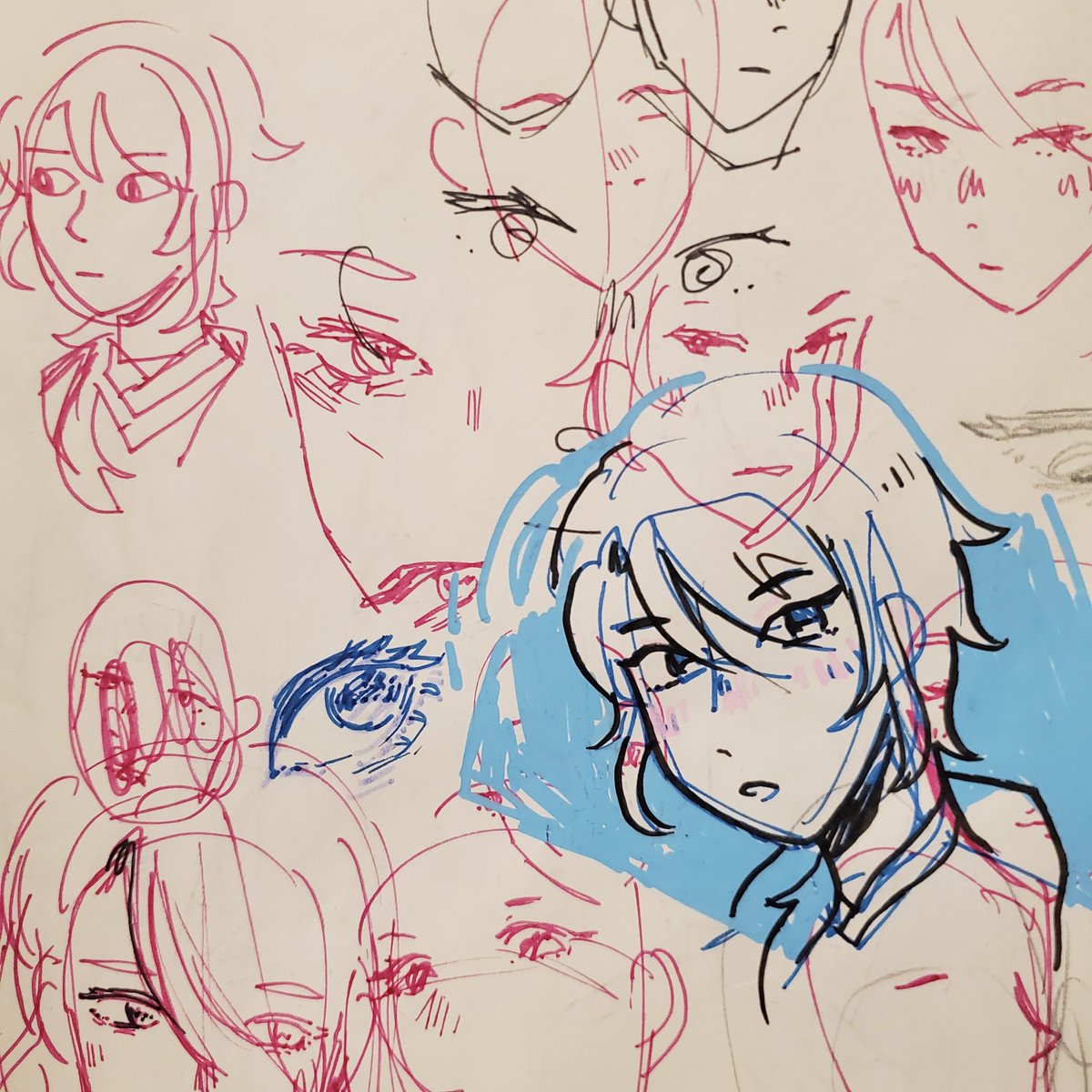 yesterday I lost all sense of time and doodled like 300 ayatos 