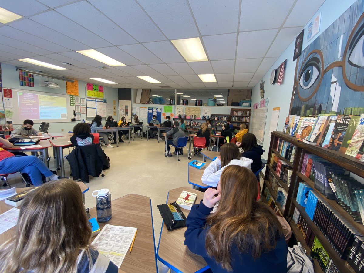 PawlingCSD3's tweet photo. The Ethics Bowl: Who Died and Left Aristotle in Charge of Ethics? 

Modeled on the Collegiate Ethics Bowl, Ms. Herman's 9th graders spent February studying different classical ethical theories, researching modern ethical dilemmas, and having a debate-style Ethics Bowl. https://t.co/VmSbMIFKEc