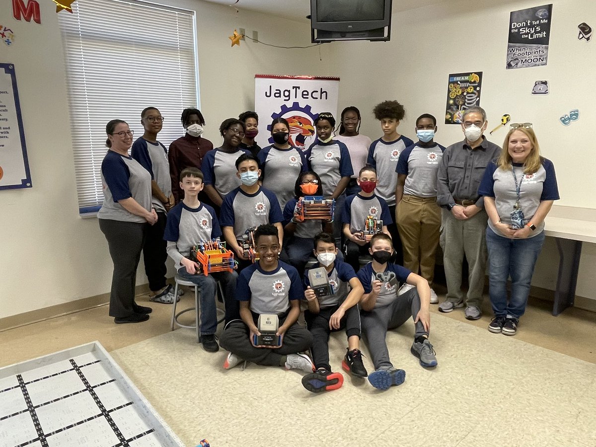 JagTech is working hard this break to get ready to compete for worlds, so proud of all their efforts!