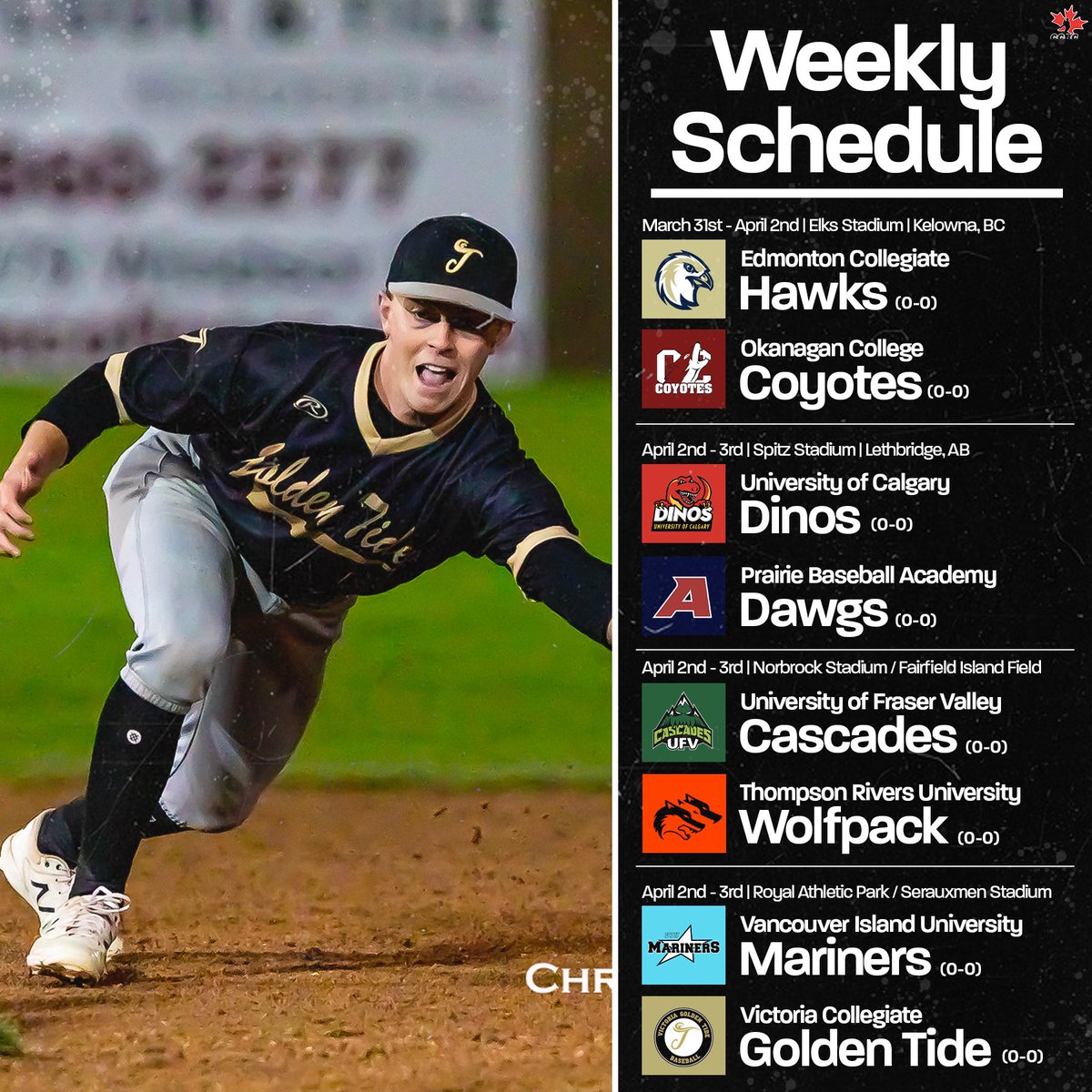 Your CCBC Opening Weekend Matchups

#CanadasLeague