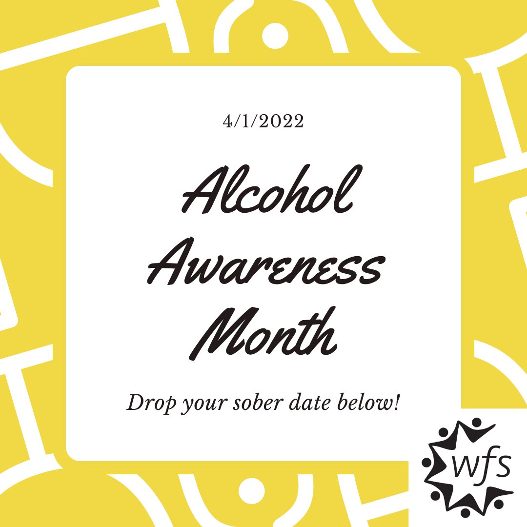 WFS4C's tweet photo. Welcome to Alcohol Awareness Month 2022!
Stay tuned for helpful facts, sobriety tips, and inspiration all month from Women for Sobriety.
#WFS #NewLifeProgram #WomenForSobriety #recovery #newlifeprogramconnection #sobriety #soberlife #alcoholawareness #alcoholawarenessmonth https://t.co/iKt8UmtDoW