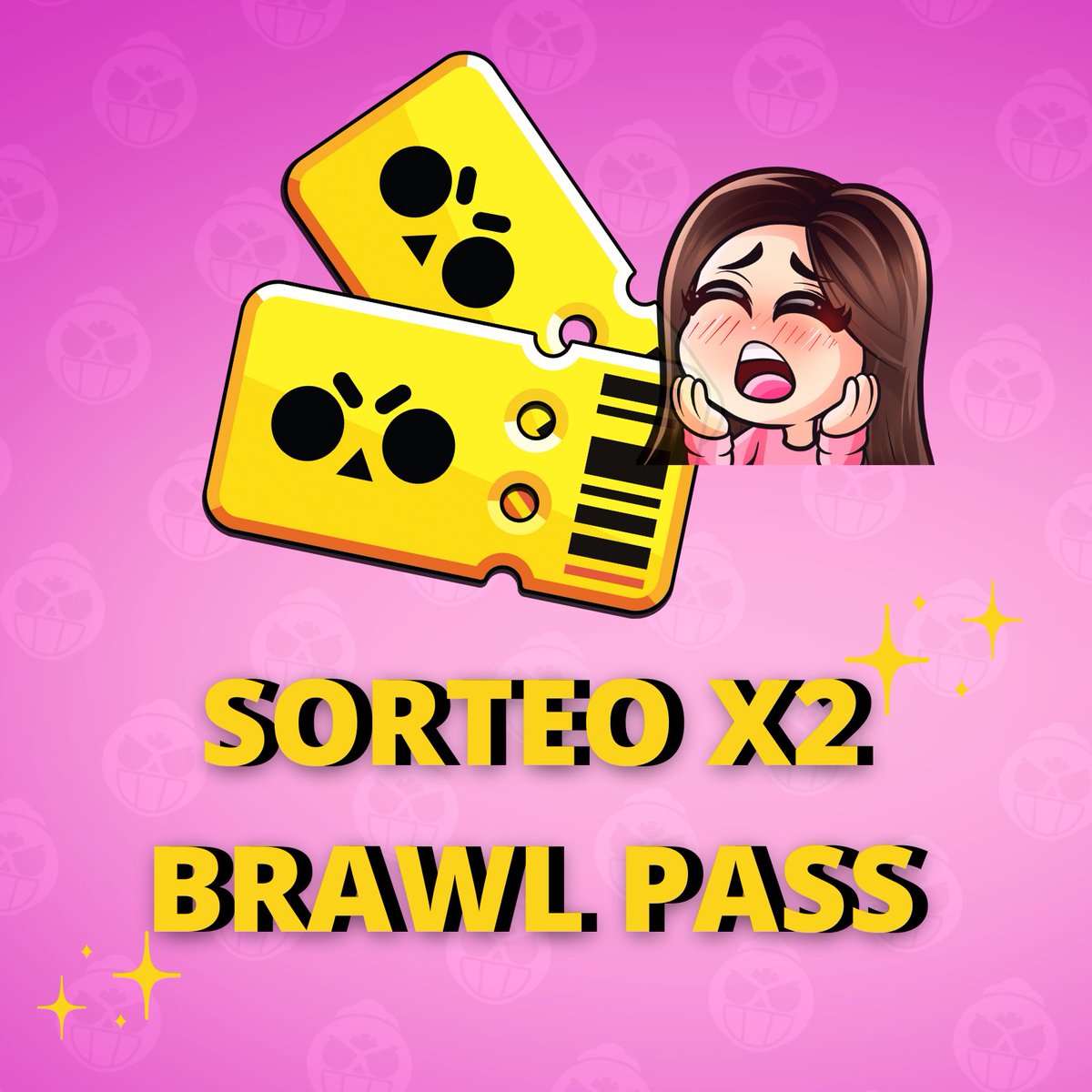 VirginiaBurgosh's tweet photo. Para celebrar mi regreso a los streams les traigo este
✨ SORTEO X2 BRAWL PASS ✨

Requisitos:
🌙 Seguir a @virginiaburgosh @darthtaker @LegendCR_ 
🌙 Darle RT a este tweet
🌙 Mencionar a un amigo

El sorteo finalizara el día miércoles 06/04. Suerte!🍀 https://t.co/ctcz3FNR7N