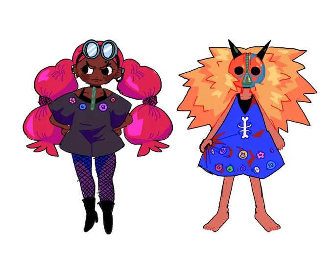 I drew some of the new guys, they literally look like kidd/killer wannabes 