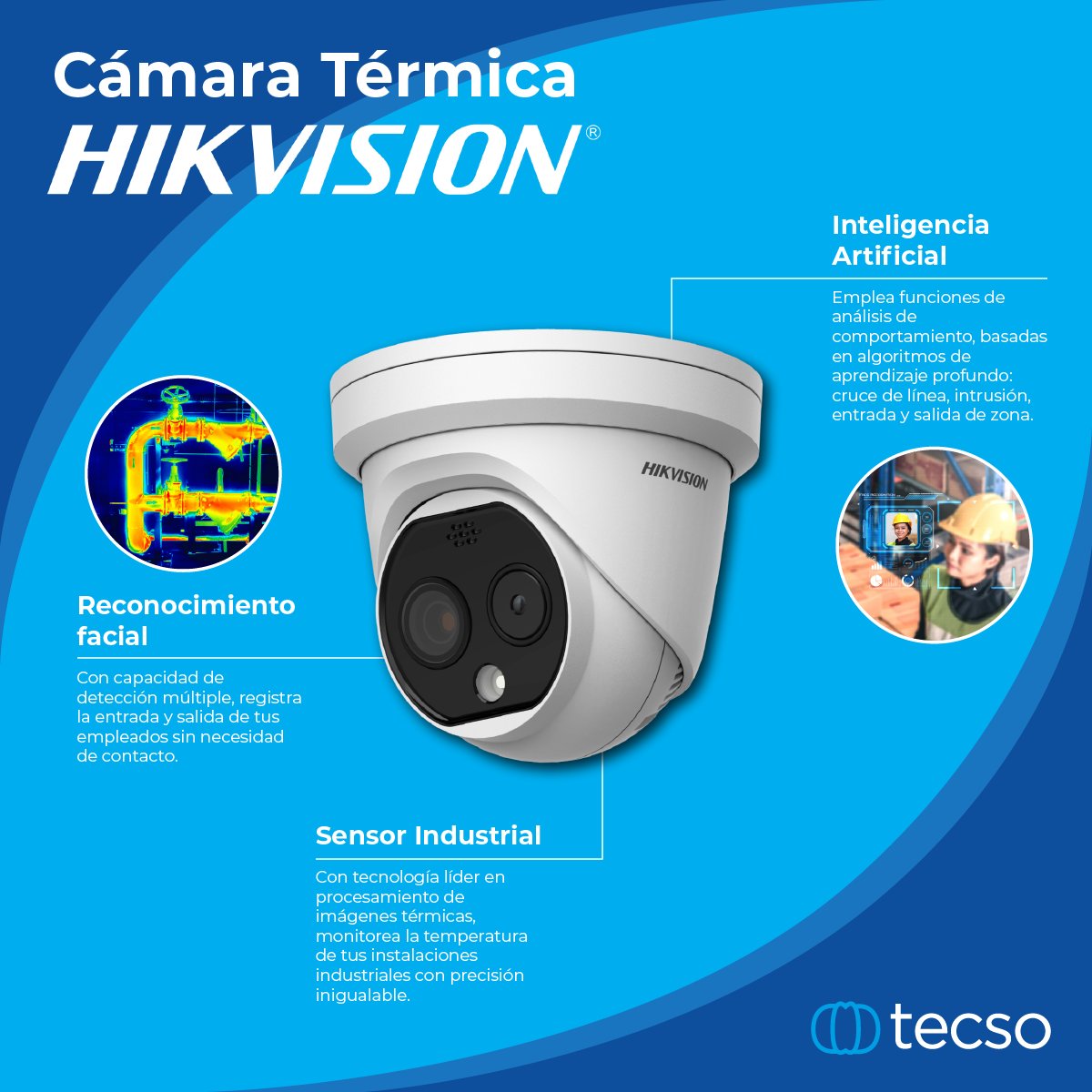 TecsoMx's tweet photo. Conoce los beneficios de la Cámara Térmica Turret HIKVISION.
¡Contamos con entrega inmediata!
Contáctanos: info@tecso.com.mx
#camaratermica
#hikvision
#Tecso https://t.co/ILxU5aOKPS