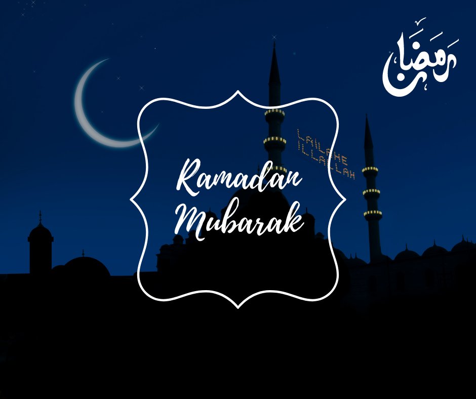 Happy #Ramadan to all who celebrate. Wishing you all the blessings of the holy month. --- Joyeux Ramadan à tous ceux qui le célèbrent. On vous souhaite toutes les bénédictions du mois sacré.