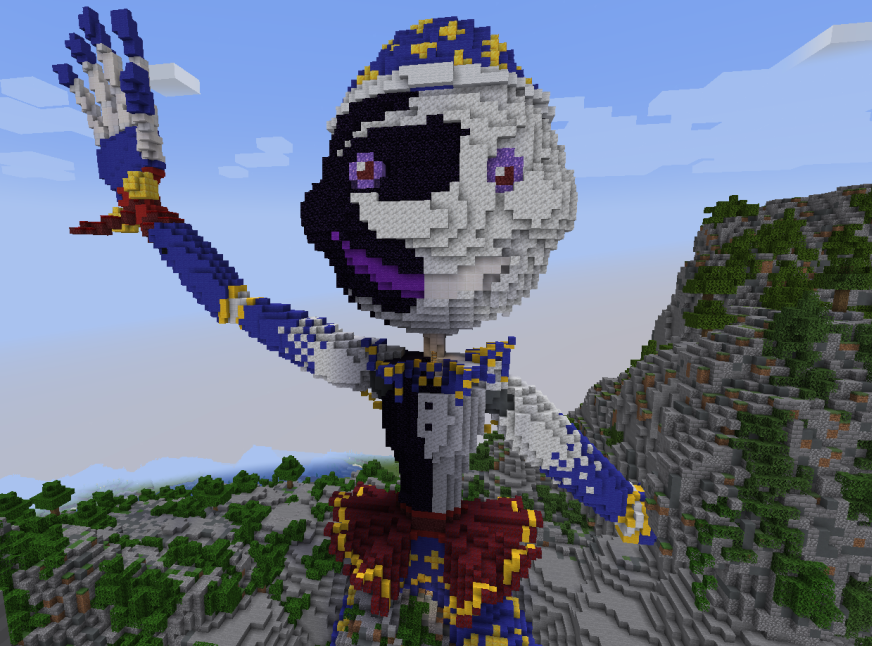 FtwMitch's tweet photo. For anyone still following from when I used to do Minecraft Building. (both of you lol) Here are some recent Fnaf Statues! https://t.co/A4X7jJ02Ld