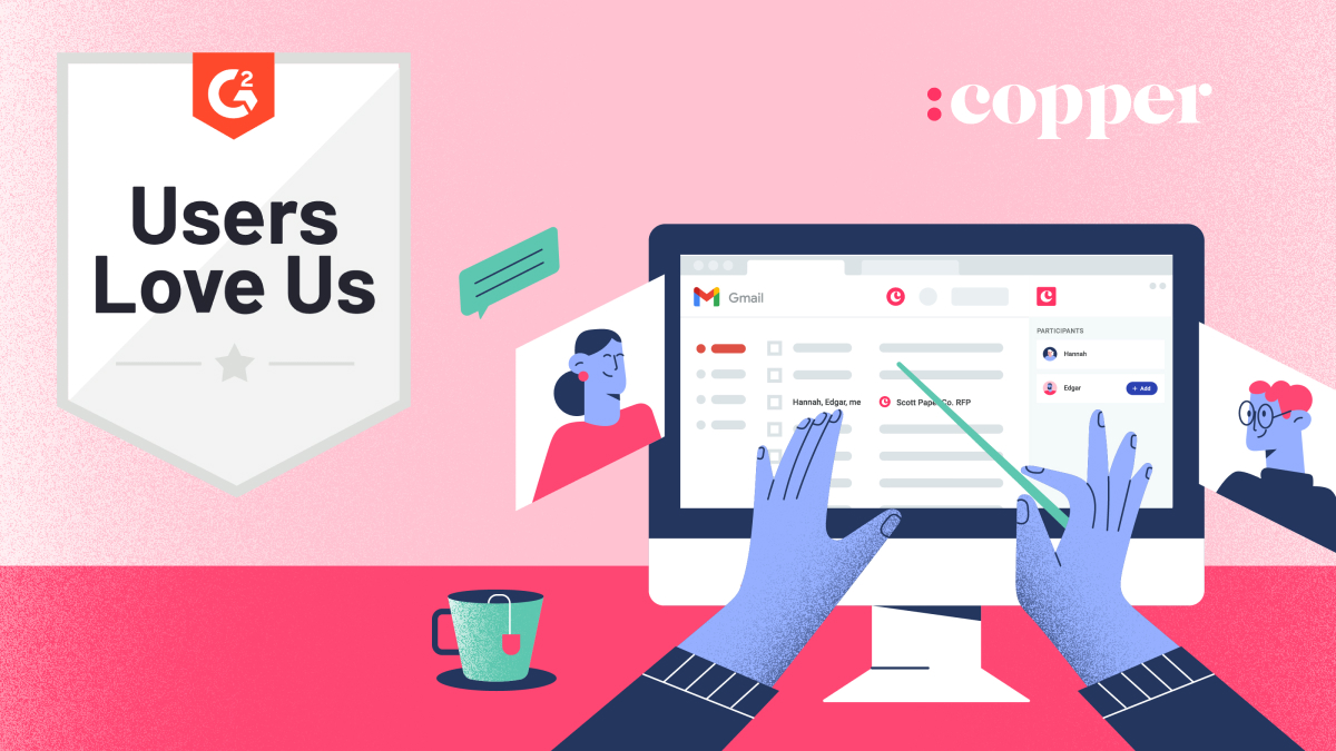 CopperInc's tweet photo. Love from our customers brightens our day ☀️ so we were honored to earn the Users Love Us badge from @G2dotcom. The entire Copper team continues to work hard everyday to put our customers first.

#saasawards #saasrecognition #softwareawards #customerrecognition #customerfirst https://t.co/GgP8z2CStL