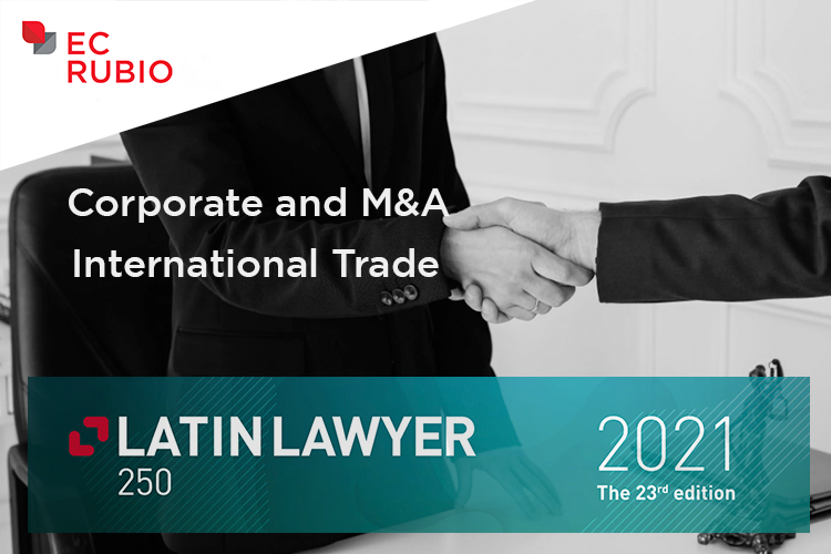 ecrubiomx's tweet photo. EC Rubio ha sido clasificado por Latin Lawyer 250.
Ver más detalles en: https://t.co/WkZ2NcZydu
EC Rubio has been ranked by Latin Lawyer 250
See more details in: https://t.co/rqQl7jZ69t
#LatinLawyer250 #Ranking2021 #LatinLawyer250 #Corporate #InternationalTrade #ECRubio https://t.co/st64NzPfJ2
